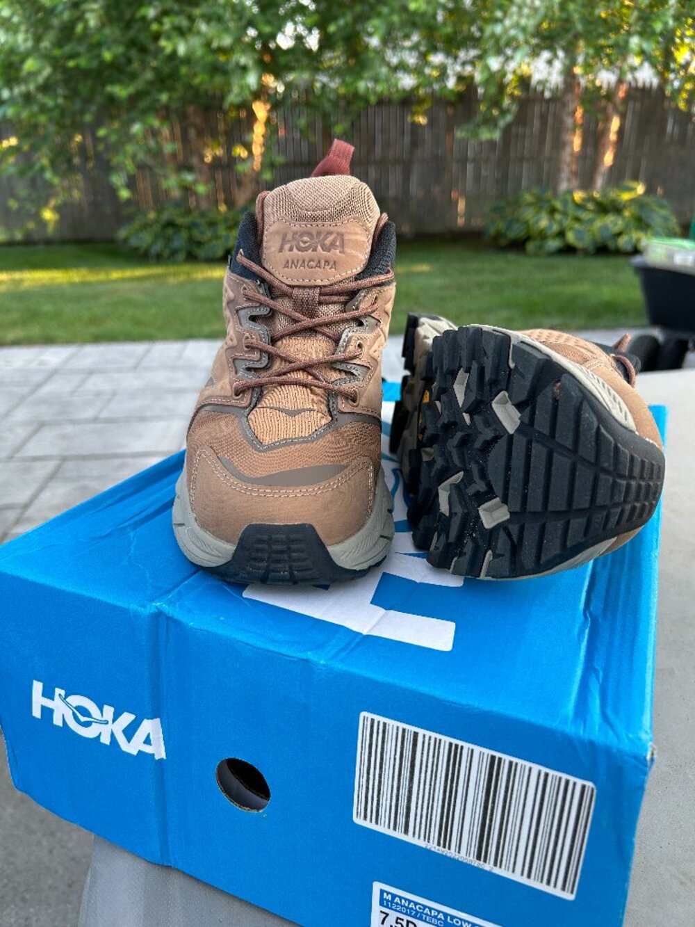 Hoka One Anacapa Low Gor-tex Tiger's Eye Tan 1122017-TEBC